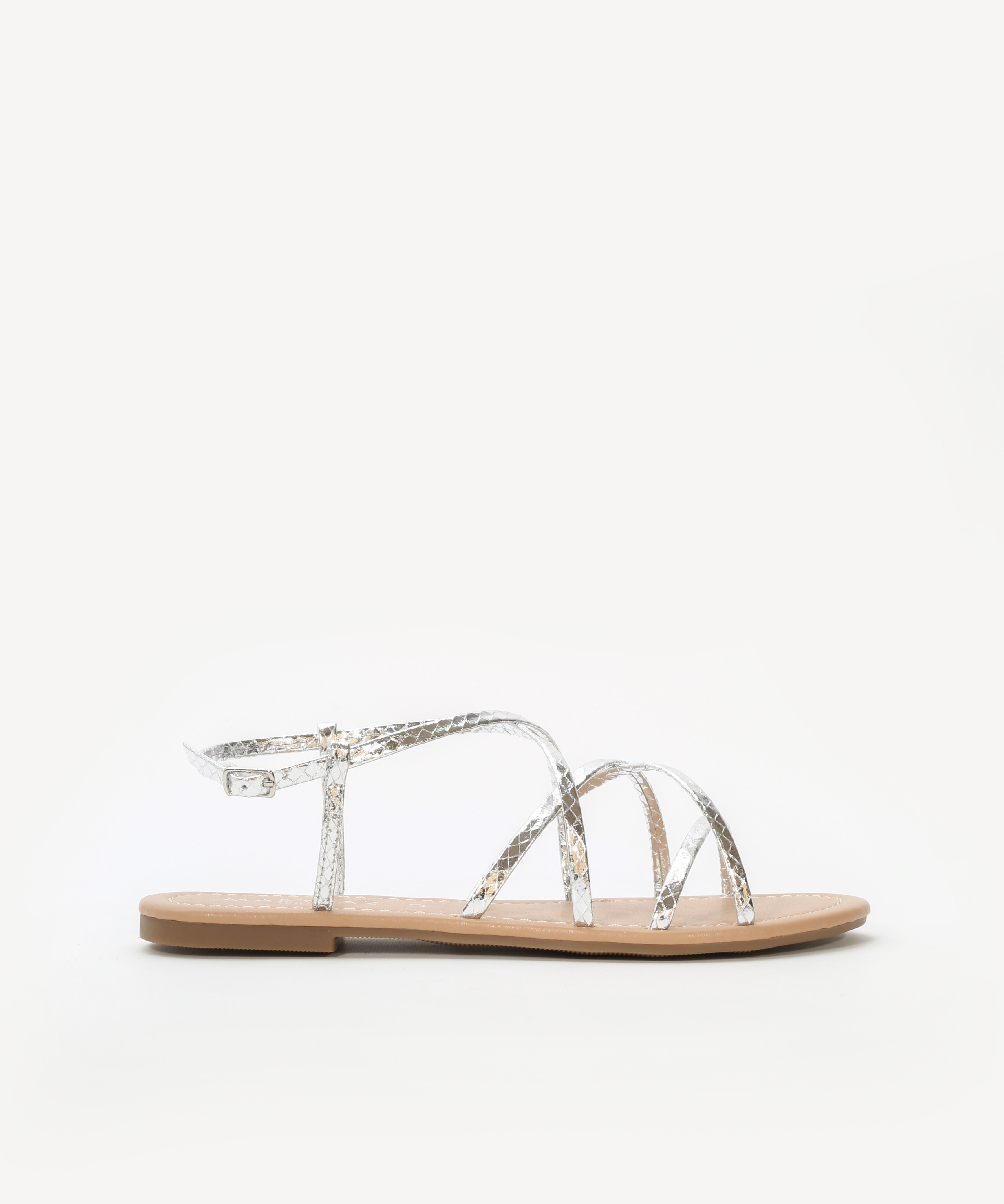 Sandalias planas tiras
